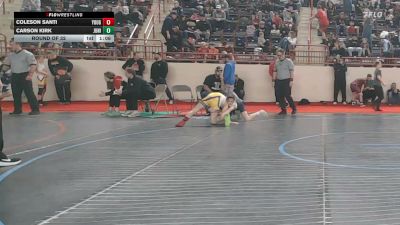 105_B lbs Round Of 32 - Coleson Santi, Yough vs Carson Kirk, Juniata