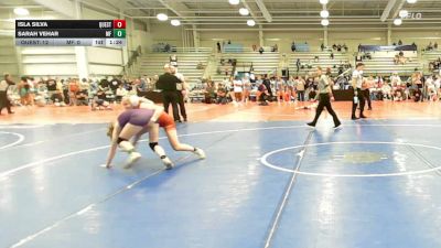 114 lbs Rr Rnd 3 - Isla Silva, Quest School Of Wrestling Girls - HSG vs Sarah Vehar, MF Angels - HSG