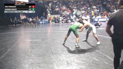 141 lbs Round Of 32 - Joe Fongaro, Appalachian State vs Haiden Drury, Utah Valley
