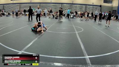 100 lbs Round 2 (4 Team) - Brayden Barker, Burnett Trained WC vs Madden Harris, Reaper WC