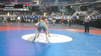 7A 138 lbs Cons. Semi - Noah Dixon, Grissom Hs vs Collin Denny, Oak Mountain