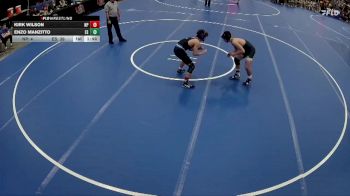 138 lbs Finals (8 Team) - Kirk Wilson, North Platte vs Enzo Manzitto, Elkhorn South