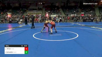 96 lbs Consolation - Jake Miller, Threestyle Wrestling vs Isaiah Schaefer, Maurer Coughlin WC