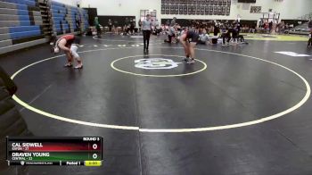 195 lbs Round 3 (10 Team) - Cal Sidwell, Eaton vs Draven Young, Central