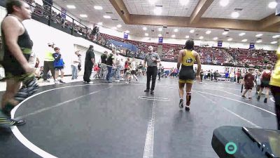 120-131 lbs Rr Rnd 3 - Kiya Hartfield 3, OKC Saints Wrestling vs Gage Taylor, Broken Bow Youth Wrestling