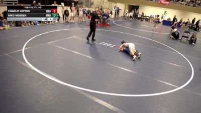 Elementary - 100 lbs Niko Mergen, Kasson-Mantorville vs Charlie Loftus, STMA