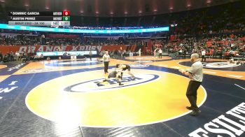 2A 150 lbs Cons. Semi - Dominic Garcia, Antioch vs Austin Perez, Oak Forest