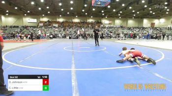 92 lbs 3rd Place - Cruz Little, Legend Wrestling Club vs Darion Johnson, All-Phase Wrestling