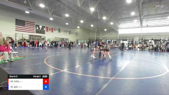 82 lbs Round 2 - Reese Gill, Sanderson Wrestling Academy vs Mailey Hills, Green Canyon Juniors