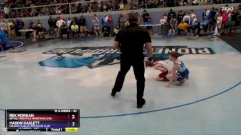 63 lbs Round 1 - Mason Haslett, Chugach Eagles Wrestling Club vs Rex Morgan, Bethel Freestyle Wrestling Club