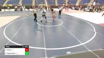 120 lbs Consi Of 8 #2 - Ethan Mora, Brighton WC vs Gavyn Gappmayer, Brighton WC