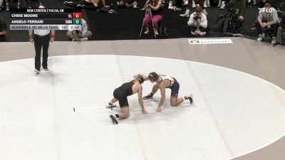 184 lbs Quarters & 1st Wb (16 Team) - Angelo Ferrari, Iowa vs Chris Moore, Illinois