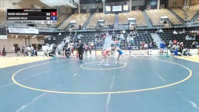 110 lbs Cons. Round 2 - Addison Polk, Murray State vs Dixie Holliday, Murray State