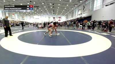 152 lbs 3rd Place Match - Arica PearsonLeary, Bear Cave Wrestling vs Lillian Hyde, Club Not Listed
