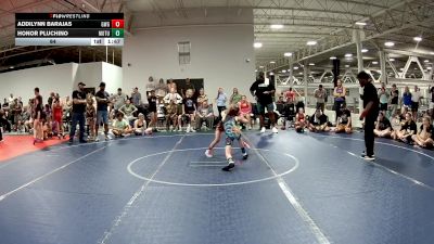 64 lbs Finals (8 Team) - Addilynn Barajas, Girls With Grit vs Honor Pluchino, Misfits Of The Uprising