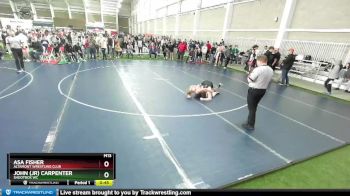 140 lbs Champ. Round 1 - Asa Fisher, Altamont Wrestling Club vs John (jr) Carpenter, Shootbox WC