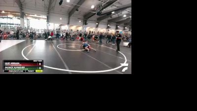 126 lbs Quarterfinal - Patrick Almaguer, El Paso Wildcats Wrestling Club vs Alec Arriaga, Wesley Club Wrestling