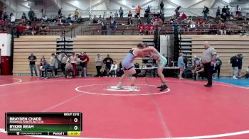 190 lbs Champ. Round 1 - Brayden Chadd, Monrovia Wrestling Club vs Ryker Ream, Sheridan