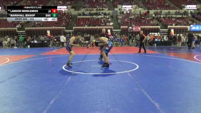 144 lbs Cons. Round 2 - Landon Middlemiss, Laurel Matburners vs Marshall Jessop, Corvallis