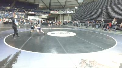 63 lbs Champ. Round 2 - Rylan Audette, Anacortes Hawkeyes Wrestling Club vs Tatum Wuollet, Askeo International Mat Club