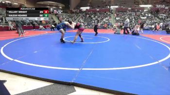 185 lbs Round 1 - Kaleah Kearns, Saints Wrestling Club vs Hillary Wright, Searcy Youth Wrestling