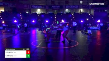 182 lbs Quarterfinal - Robby Ortega, TW Wrestling vs Spencer Monroe, Madison Wrestling