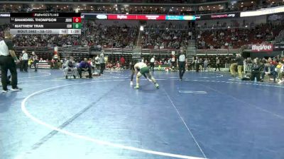 3A-120 lbs Cons. Round 4 - Matthew Tran, Iowa City, West vs Shandrel Thompson, Johnston