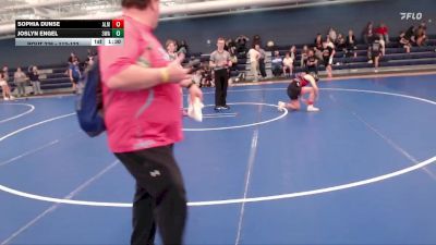 112-123 lbs 1st Place Match - Joslyn Engel, 308 Wrestling Academy vs Sophia Dunse, Alma