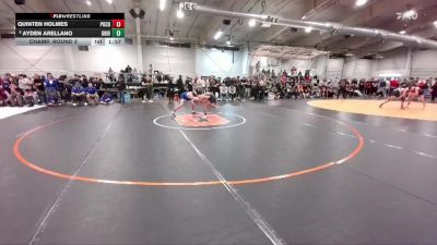 126 lbs Champ. Round 2 - Quinten Holmes, Pueblo Central vs Ayden Arellano, University