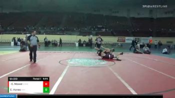 6A-220 lbs Quarterfinal - Carsten Mower, Edmond Memorial vs Elijah Hynes, Broken Arrow Hs