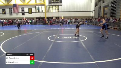 133D lbs Rr Rnd 1 - Michael Cassidy, Bloomsburg vs Cole French, Buffalo