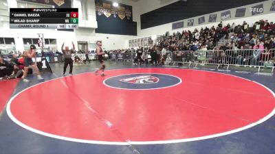 144 lbs Champ. Round 1 - Daniel Baeza, San Dimas vs Milad Sharif, Millikan