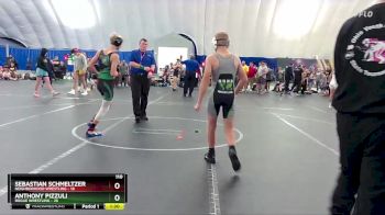 110 lbs Finals (2 Team) - Anthony Pizzuli, Rogue Wrestling vs Sebastian Schmeltzer, Neighborhood Wrestling