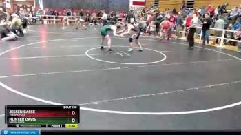 132 lbs Cons. Round 1 - Hunter Davis, Green River vs Jessen Basse, Thermopolis