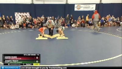 72 lbs Quarterfinal - Joseph Tracy, Legacy Wrestling Academy vs Jaxon Dunn, Lakeland Wrestling Club