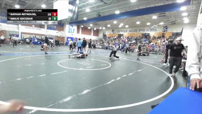 120 lbs 3rd Place Match - Emilio Escobar, Granite Hills vs Nathan Reynolds,, St John Bosco