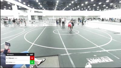 114 lbs Rr Rnd 5 - Kyler Stever, San Clemente YW vs Gabriel Lira, Inland Elite WC