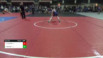 116 lbs Cons. Round 3 - Noah Carlos, Darkhorse Wrestling Club vs Izaak Munski, Cascade Little Guy Wrestling