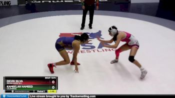 117 lbs Quarterfinal - Kameelah Hameed, California vs Devin Silva, Rough Rider W.C.