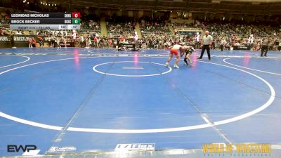 73 lbs Consi Of 16 #2 - Leonidas Nicholas, Sons Of Thunder vs BROCK BECKER, DC Elite - Coufal
