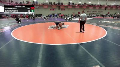 184 lbs Champ. Round 1 - Owen Turnbow, Albion vs Jacob Kraker, Wheaton