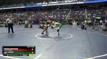 4 lbs Quarterfinal - Tomas Brooker, Hickory Ridge vs Sam Grena, Cary