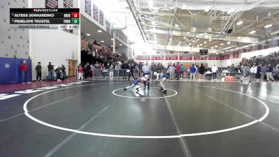 107 lbs Quarterfinal - Alyssa Sukharenko, Brookline vs Penelope Trostel, Framingham