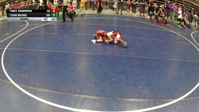 47 lbs Semis - Grey Andersen, JWC vs Lyam McKee, Uintah Wrestling Club