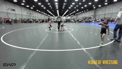 46 lbs Quarterfinal - Gunner Poeling, Regulators 9U 1 vs Adonis Walle, Untouchables 9U