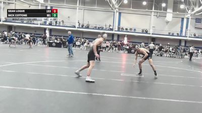 133 lbs Consi Of 16 #1 - Sean Logue, Lock Haven vs Nick Cottone, Millersville