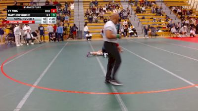 149 lbs Cons. Round 4 - Matthew Roche, Iowa Central Community College vs Ty Fink, UW-Eau Claire