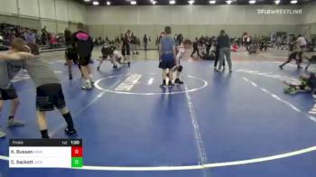 110 lbs Final - Cole Sackett, Jackson County Wrestling vs Karrsen Bussan, Askren Wrestling Academy