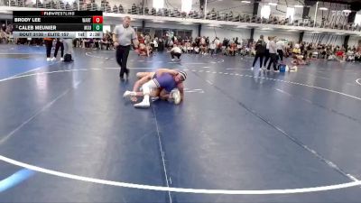 Elite 157 lbs Cons. Round 5 - Caleb Meunier, Minnesota State vs Brody Lee, Wartburg