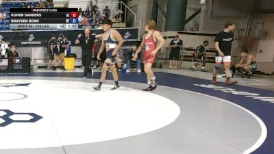 138 lbs Champ. Rd Of 256 - Kohen Sanders, Arizona vs Brayden Bosh, Utah